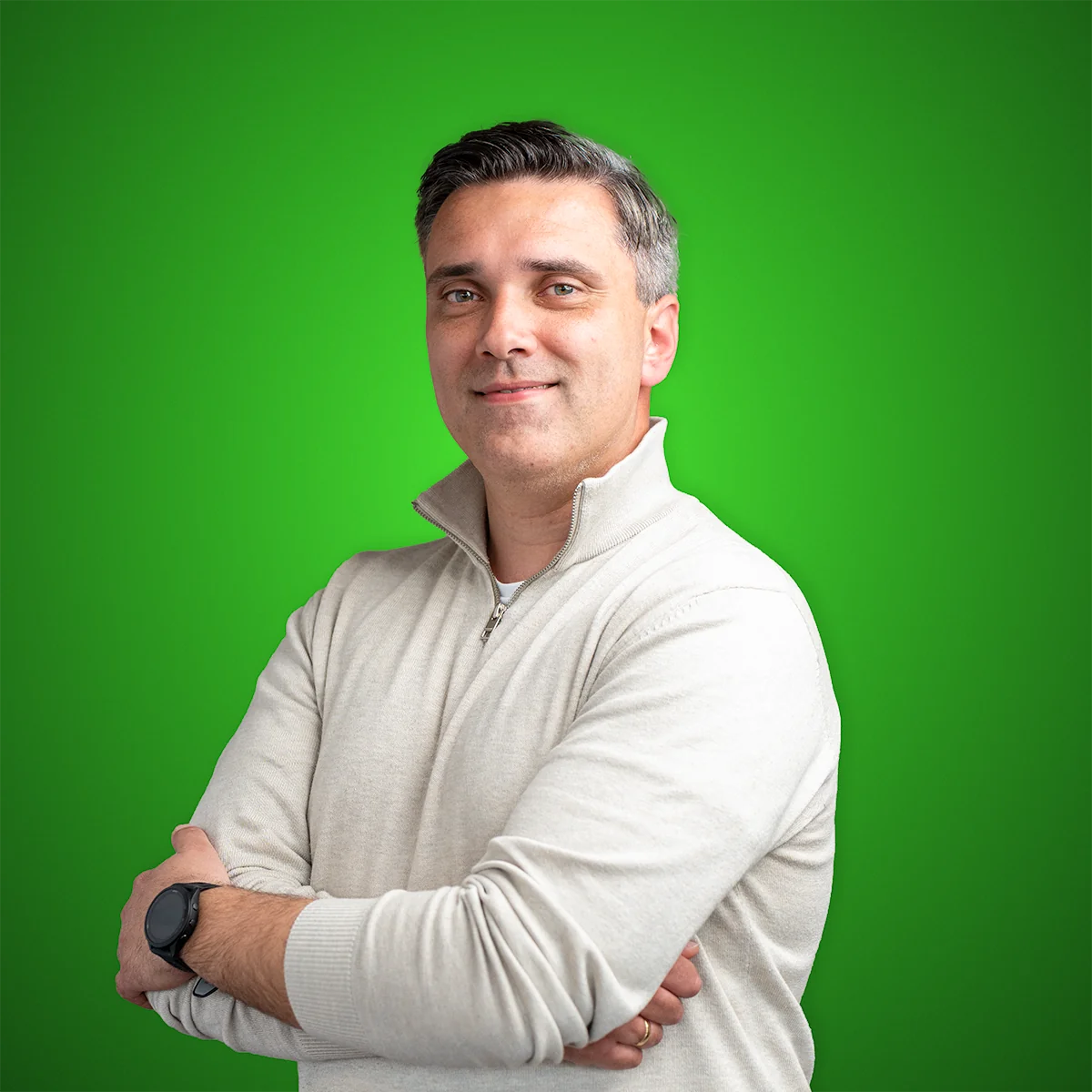 Portret van Corné